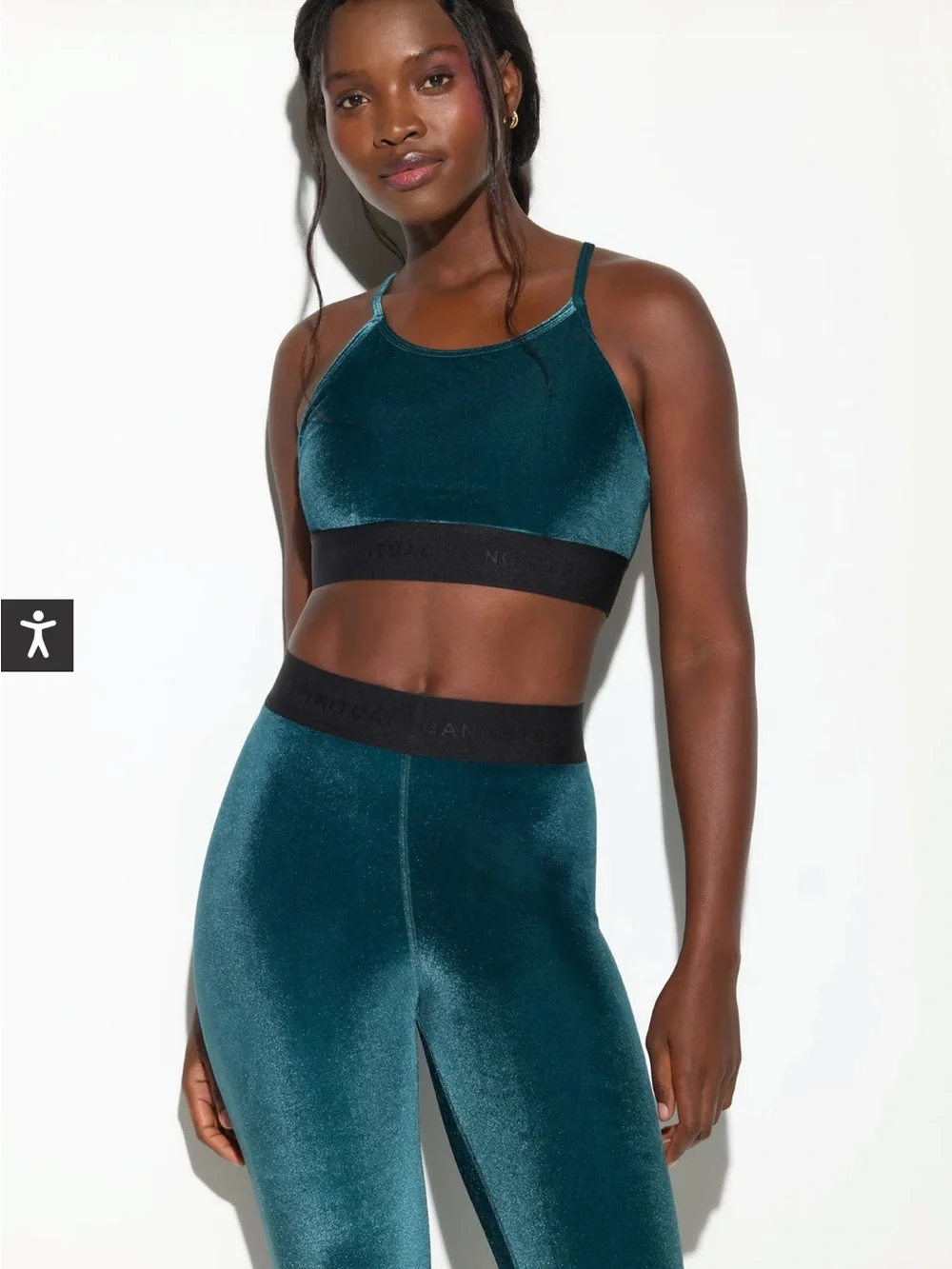NWT Spiritual Gangster Matching Velour Set
